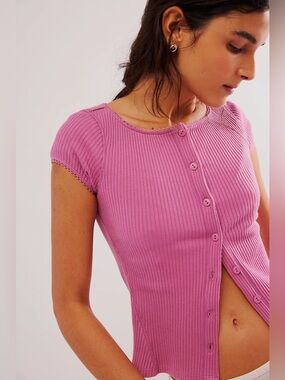Free People Most Wanted Ribbed Top